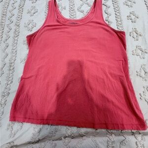 Maurices Coral Pink Scoop Neck Tank Top